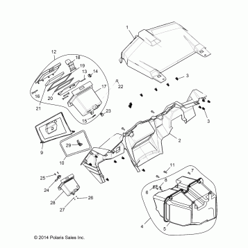 BODY, DASH AND GLOVEBOX - Z16VDE99AF/AM/LM/AS/M99AM (49RGRDASH151000)