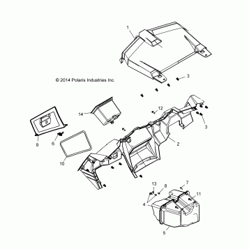 BODY, DASH AND GLOVEBOX - Z19VBE99AM/BM/LM (49RGRDASH15RZR900)