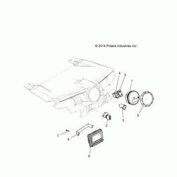 ELECTRICAL, DASH INSTRUMENTS AND CONTROLS - Z16VA87 ALL OPTIONS (49RGRDASH15Z50900)