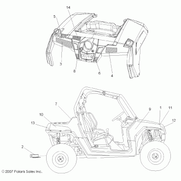 DECALS - R08VH76AD/AG (49RGRDECAL08VISTA)