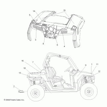 BODY, DECALS - R09VH76AX (49RGRDECAL09RZRS)