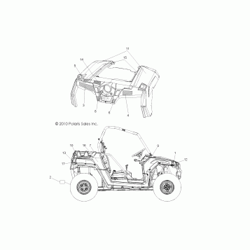 BODY, DECALS - R11VH76/VY76 ALL OPTIONS (49RGRDECAL11RZR)