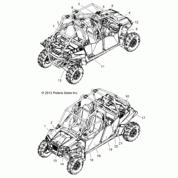BODY, DECALS - R13XT9EAL (49RGRDECAL13JAGX)