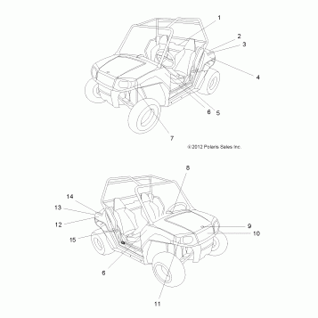 BODY, DECALS - R15YAV17AA/BA (49RGRDECAL13RZR170)