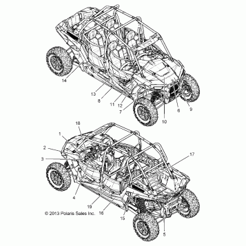 BODY, DECALS - Z146T1EAM/EAW (49RGRDECAL1410004)