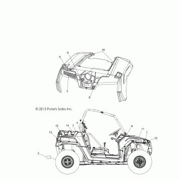 BODY, DECALS - Z14VH76AC/AD/EAJ/EAK/EAI/EAL/EAW (49RGRDECAL14RZR800)