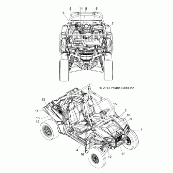 BODY, DECALS - Z14JT87AD/9EAO/9EAOL/9EAL (49RGRDECAL14RZR900)