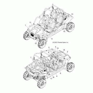 BODY, DECALS - Z14XT9EAO (49RGRDECAL14RZR9004)