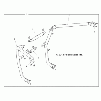 CHASSIS, CAB FRAME EXTENSION KIT - R13VE7EAS (49RGREXTENSION13RZRS)