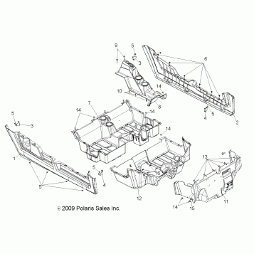 BODY, FLOOR and ROCKER PANELS - R11XH76AW/AZ/XY76AA (49RGRFLOOR10RZRS4)