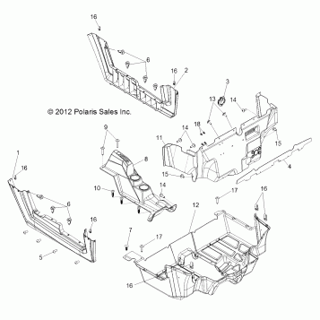 BODY, FLOOR and ROCKER PANELS - R12VE76AB/AD/AE/AJ/AO (49RGRFLOOR12RZRS)