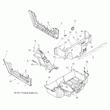 BODY, FLOOR and ROCKER PANELS - R12JT87AB/AD/AS/AW/9EAW (49RGRFLOOR12RZRXP900)