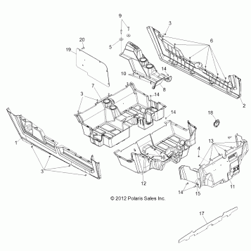 BODY, FLOOR and ROCKER PANELS - Z14XE7EAL/X (49RGRFLOOR13RZR4)