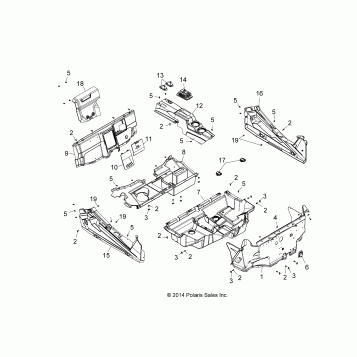 BODY, FLOOR and ROCKER PANELS - Z16VA87 ALL OPTIONS (49RGRFLOOR15RZR900)