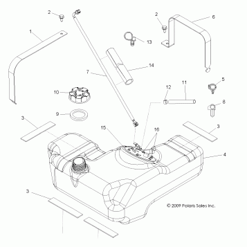 BODY, FUEL TANK - R10VH76 ALL OPTIONS/VY76AZ (49RGRFUEL10RZR)