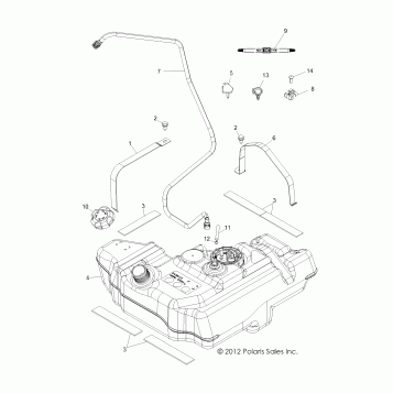 BODY, FUEL TANK - Z16VHA57A2/EAK/AS (49RGRFUEL13RZR600)
