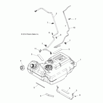 BODY, FUEL TANK - Z16VCE87AB/AR/AE/AS (49RGRFUEL15RZR900)
