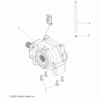 GEARCASE, FRONT - R08VH76AD/AG (49RGRGEARCASEMTG08VISTA)
