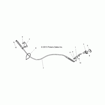 DRIVE TRAIN, GEAR SELECTOR - Z15VFE99AT/AV/AP (49RGRGEARSELECT14RZR1000)