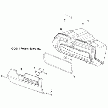 BODY, GLOVEBOX - Z17VHE57AU (49RGRGLOVEBOX12RZR)