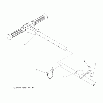 BODY, GRAB BAR, PASSENGER - R10VH76 ALL OPTIONS/VY76AZ (49RGRGRABBAR08VISTA)