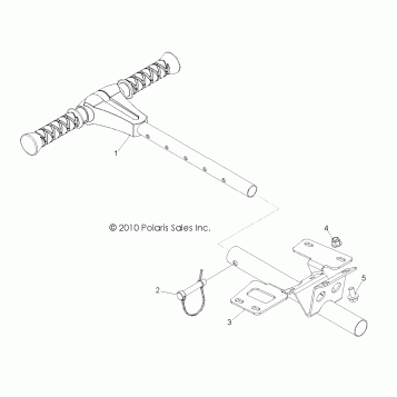 BODY, GRAB BAR, PASSENGER - R11XH76AW/AZ/XY76AA (49RGRGRABBAR11RZRS)