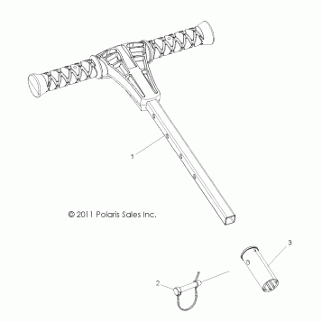 BODY, GRAB BAR, PASSENGER - Z17VHA57A2/E57AU (49RGRGRABBAR12RZR4)