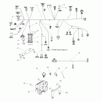 ELECTRICAL, WIRE HARNESS - R09VH76AX (49RGRHARNESS09RZR)