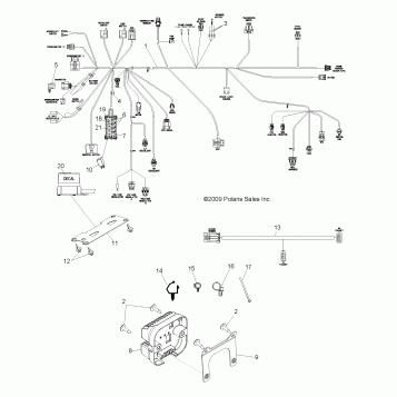 ELECTRICAL, WIRE HARNESS, EPS - R10VY76AZ (49RGRHARNESS10RZREPS)