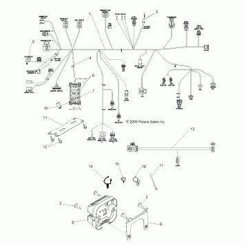 ELECTRICAL, WIRE HARNESS - R10VH76AB/AO/AQ/AW (49RGRHARNESS10RZRS)