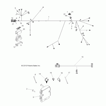 ELECTRICAL, WIRE HARNESS - R11VH76/VY76 ALL OPTIONS (49RGRHARNESS11RZR)