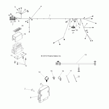 ELECTRICAL, WIRE HARNESS - R11XY76AA (49RGRHARNESS11RZR4EPS)
