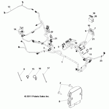 ELECTRICAL, WIRE HARNESS - R13VH76AC/AD/AN/AS/EAI (49RGRHARNESS12RZR)