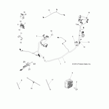 ELECTRICAL, WIRE HARNESS - R13VH6EAK (49RGRHARNESS13RZR570EPS)