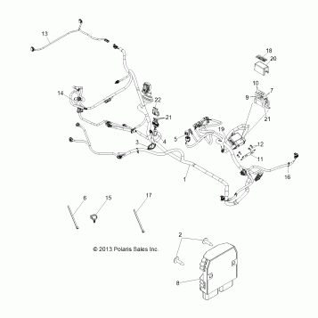 ELECTRICAL, WIRE HARNESS - Z14VE76AD (49RGRHARNESS13RZRS)