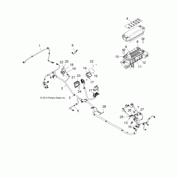 ELECTRICAL, WIRE HARNESS - Z146T1EAM/EAW (49RGRHARNESS1410004)
