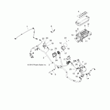 ELECTRICAL, WIRE HARNESS - Z14ST1EAM/EAW/EAK/EAN/EFW (49RGRHARNESS14RZR1000)
