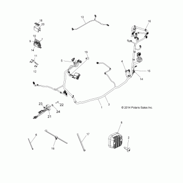 ELECTRICAL, WIRE HARNESS - Z14VH6EAI/6EAW (49RGRHARNESS13RZR570EPS)