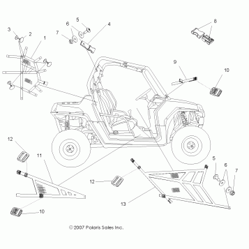 SIDE NETS - R08VH76AD/AG (49RGRNETS08VISTA)