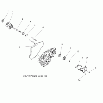ENGINE, OIL PUMP and WATER PUMP - R12VE76AB/AD/AE/AJ/AO (49RGROILPUMP11RZRS)