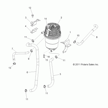 ENGINE, OIL TANK and LINES - R12JT87AB/AD/AS/AW/9EAW (49RGROILTANK12RZRXP4)