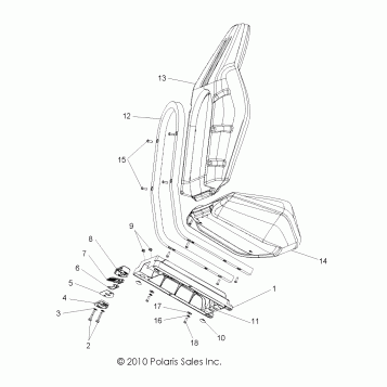 BODY, SEAT ASM. - Z17VHA57A2/E57AU (49RGRSEAT11RZR)
