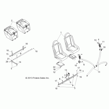 BODY, SEAT, MOUNTING and BELTS - R13XT9EAL (49RGRSEAT13JAGX)