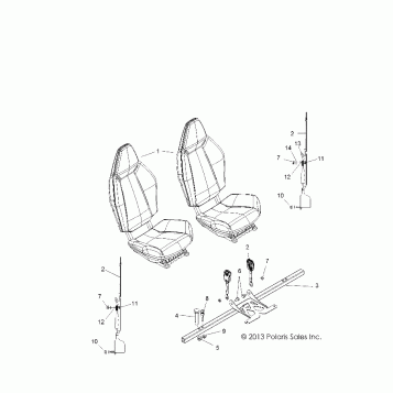 BODY, SEAT MOUNTING and BELTS - Z14VE76AD/7EAL/7EAW/EAJ/EAU (49RGRSEATMTG14RZRS)