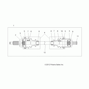 DRIVE TRAIN, FRONT HALF SHAFT - Z17VJE57AR (49RGRSHAFTDRV13900XP)