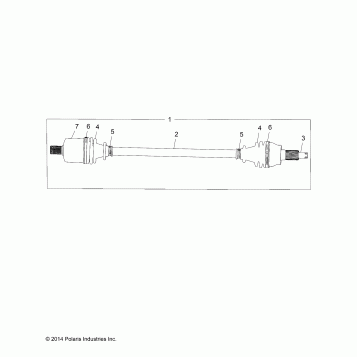 DRIVE TRAIN, FRONT HALF SHAFT (IF BUILT 10/19/15 AND BEFORE) - Z16VFE99AF/AM/M99AM (49RGRSHAFTDRV1510004)