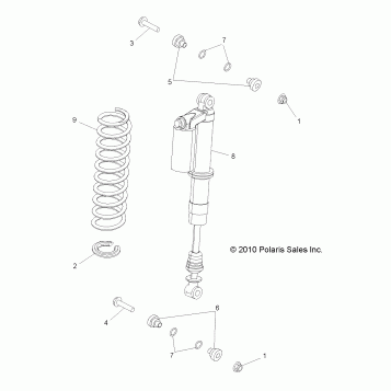 SUSPENSION, FRONT SHOCK MOUNTING - R10VH76AI (49RGRSHOCKFRT7043646)
