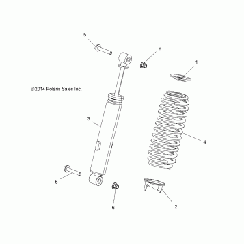 SUSPENSION, FRONT SHOCK - Z16VAE87A2/AR (49RGRSHOCKFRT7044130)