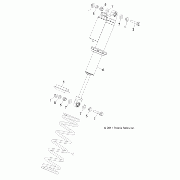 SUSPENSION, FRONT SHOCK MOUNTING - R12JT87AB/AD/AS/AW/9EAW (49RGRSHOCKMTG12RZRXP4)