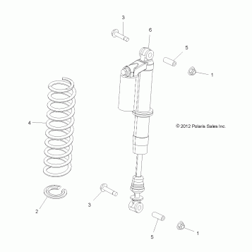 SUSPENSION, FRONT SHOCK MOUNTING - Z14VE7EAL/7EAW/EAJ/EAU (49RGRSHOCKMTG13RZRS)